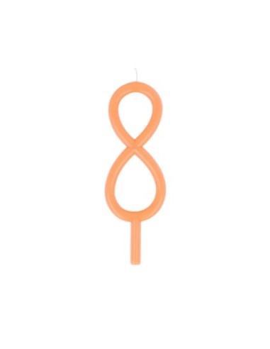 Meri Meri - İnce Rakam Mum 8