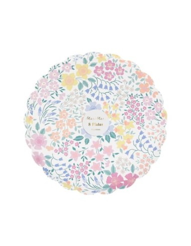 Meri Meri - Cottage Garden Tabaklar M...