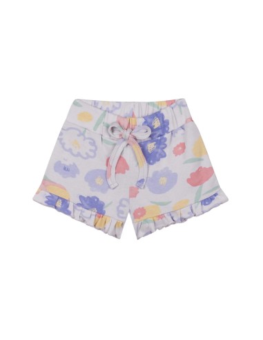 Antebies - Suluboya Çiçek Şortlu Set