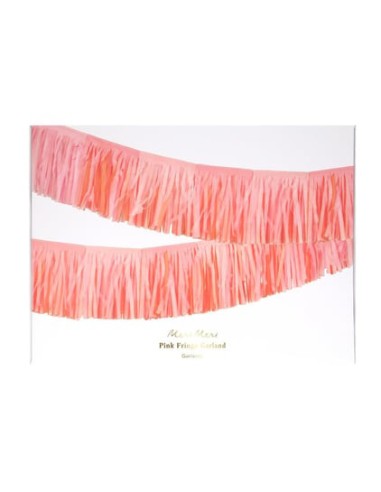 Meri Meri - Pembe Saçaklı Çelenk