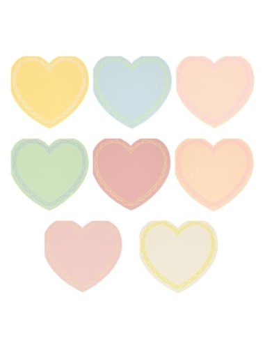 Meri Meri - Pastel Tonlu Kalp...