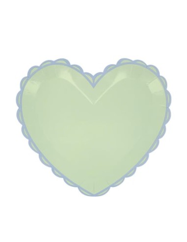 Meri Meri - Pastel Ton Kalp Tabaklar...
