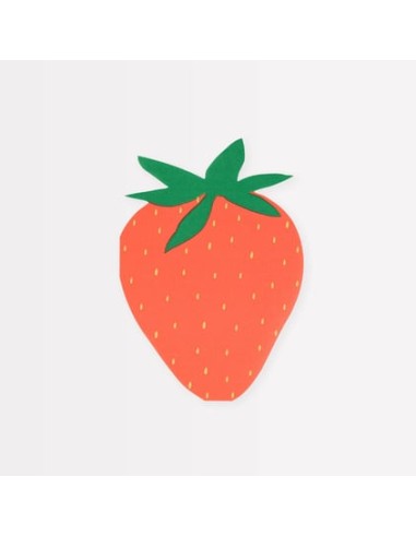 Meri Meri - Çilek Peçeteler 16lı