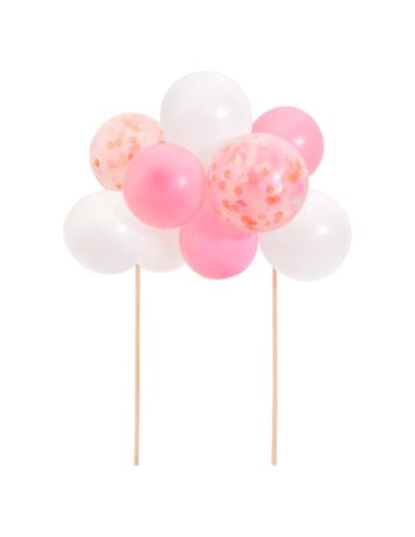 Meri Meri - Pembe Balonlar Pasta Süsü