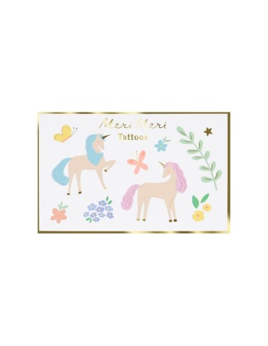 Meri Meri - Unicorn Geçici Dövmeler...
