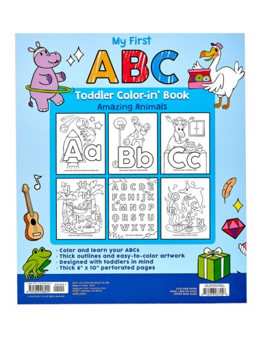 Ooly - Boyama Kitabı ABC Amazing Animals Ooly - Boyama Kitabı ABC Amazing Animals