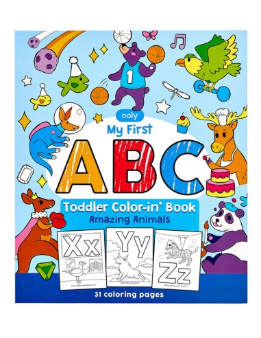Ooly - Boyama Kitabı ABC Amazing Animals Ooly - Boyama Kitabı ABC Amazing Animals