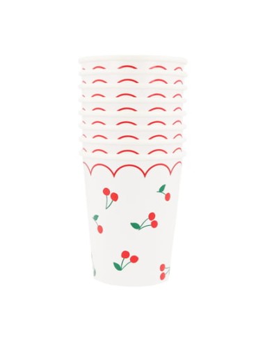 Meri Meri - Kiraz Bardaklar 8 Adet