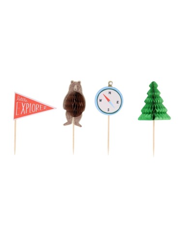 Meri Meri - Kamp Cupcake Kiti 24 Adet