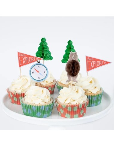 Meri Meri - Kamp Cupcake Kiti 24 Adet