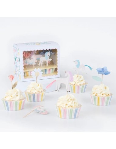 Meri Meri - Unicorn Cupcake Kit 24 Adet
