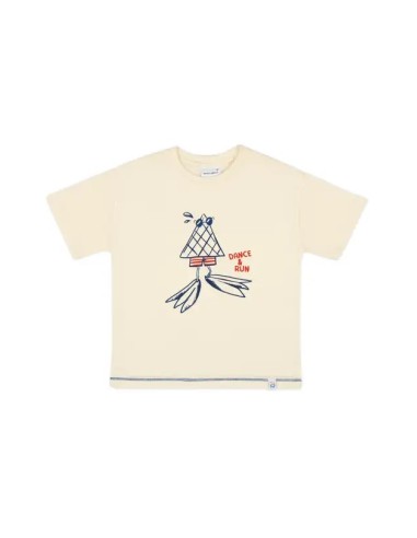 BeetleBeez - Cool Cone Crew Tshirt Ekru