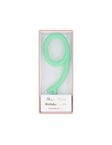 Meri Meri - İnce Rakam Mum 9