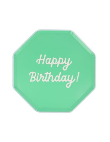 Meri Meri - Happy Birthday Tabaklar M...