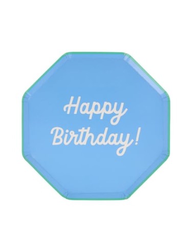 Meri Meri - Happy Birthday Tabaklar M...