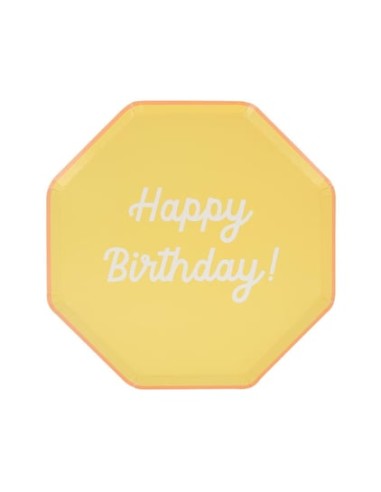 Meri Meri - Happy Birthday Tabaklar M...