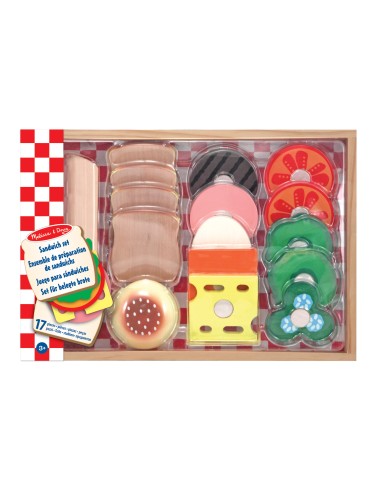 Melissa & Doug - Ahşap Sandviç Seti