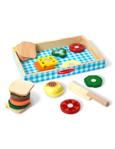 Melissa & Doug - Ahşap Sandviç Seti