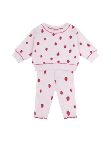 Antebies - Çilek Sweatshirt Pantolon Set Antebies - Çilek Sweatshirt Pantolon Set