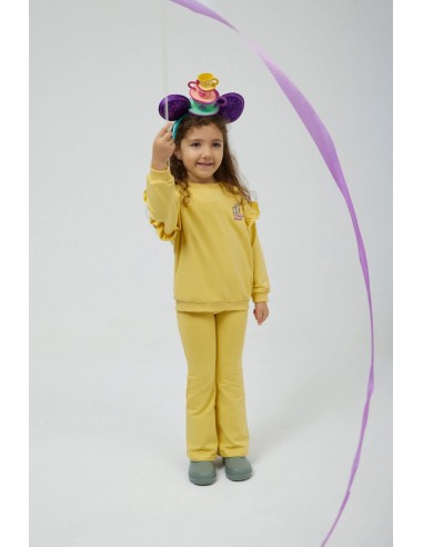 Miela Kids - İspanyol Tayt Açık Sarı Miela Kids - İspanyol Tayt Açık Sarı