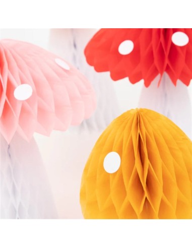 Meri Meri - Petek Mantar Dekorlar 10lu