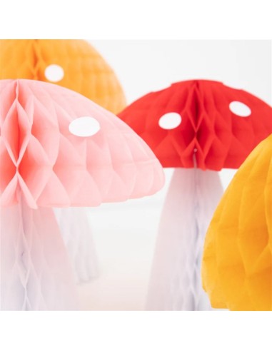 Meri Meri - Petek Mantar Dekorlar 10lu