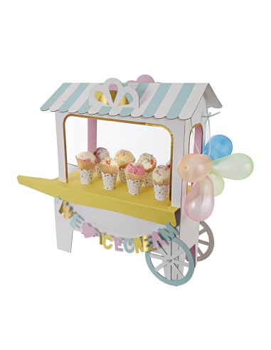 Meri Meri - Dondurma Arabası Masa Süsü