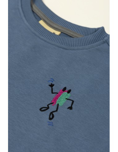 BeetleBeez - Up and Down Sweatshirt Mavi