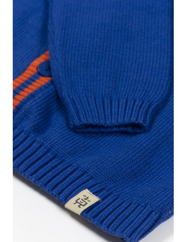 BeetleBeez - Stripes Triko Ceket Mavi...