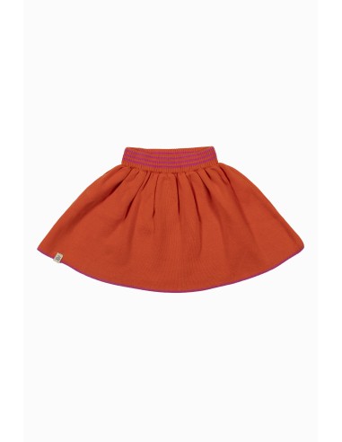 BeetleBeez - Striped Triko Etek Turuncu