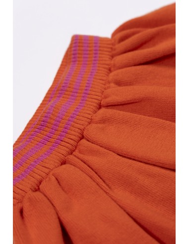 BeetleBeez - Striped Triko Etek Turuncu