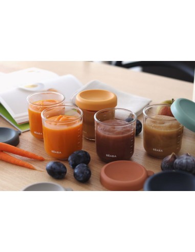 Beaba - Bebek Cam Mama Kavanozu 6lı...