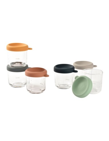 Beaba - Bebek Cam Mama Kavanozu 6lı...