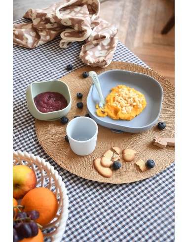 Beaba - 4lü Silikon Beslenme Seti Pebble