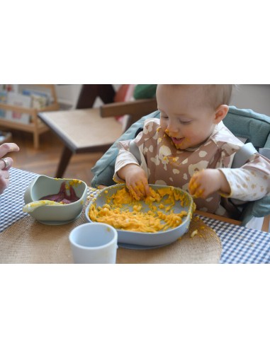 Beaba - 4lü Silikon Beslenme Seti Pebble