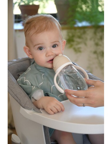 Beaba - Şeffaf Pipetli Suluk 300 ml Clay