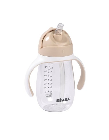 Beaba - Şeffaf Pipetli Suluk 300 ml Clay