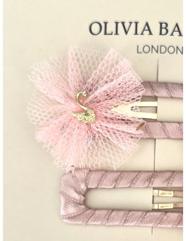 Olivia Barnet London - Gold Swan Snap...