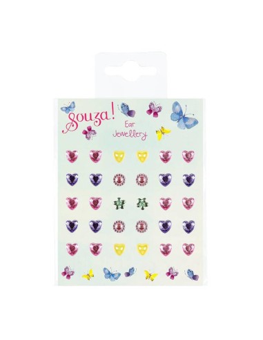 Souza! - Kalp ve Kelebek Sticker Küpe