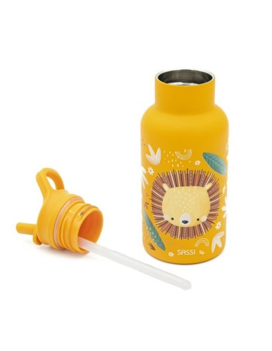 Sassi - Pipetli Çelik Termos Cesur Aslan