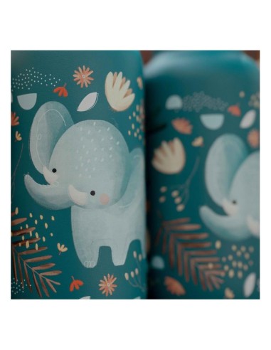 Sassi - Pipetli Çelik Termos Bilge Fil