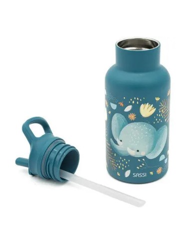 Sassi - Pipetli Çelik Termos Bilge Fil