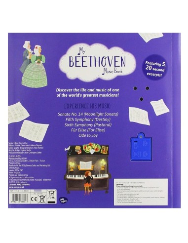 Auzou - My Beethoven Music Book