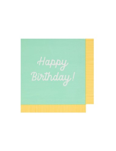 Meri Meri - Happy Birthday Peçeteler...