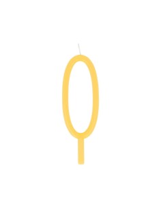 Meri Meri - İnce Rakam Mum 0 2