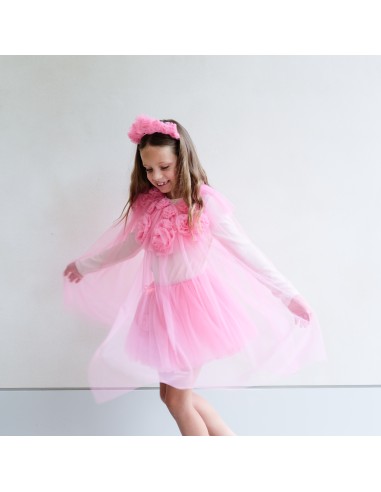 Mimi & Lula - Pink Ruffle Flower Pelerin