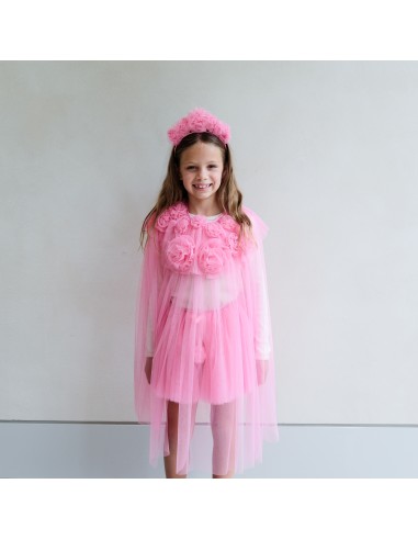 Mimi & Lula - Pink Ruffle Flower Taç