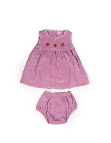 Miela Kids - Müslin Bebek Elbise &...