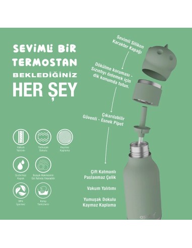 Asobu - Bestie Bottle Dinosaur