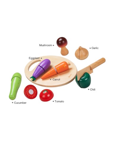 Classic World - Ahşap Sebze Kesme...